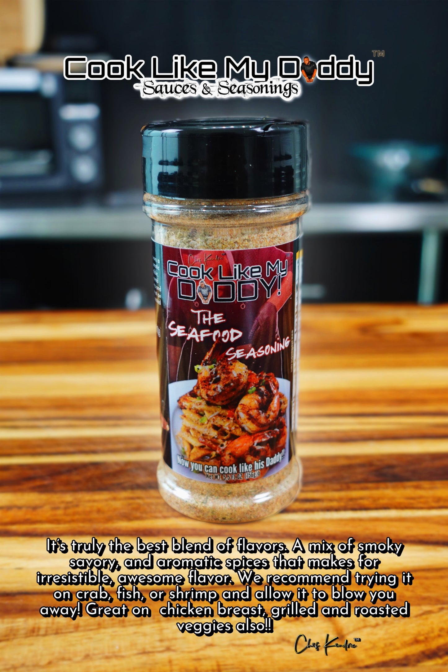 Cook Like My Daddy "The Seafood Seasoning" (5.5 fl oz)